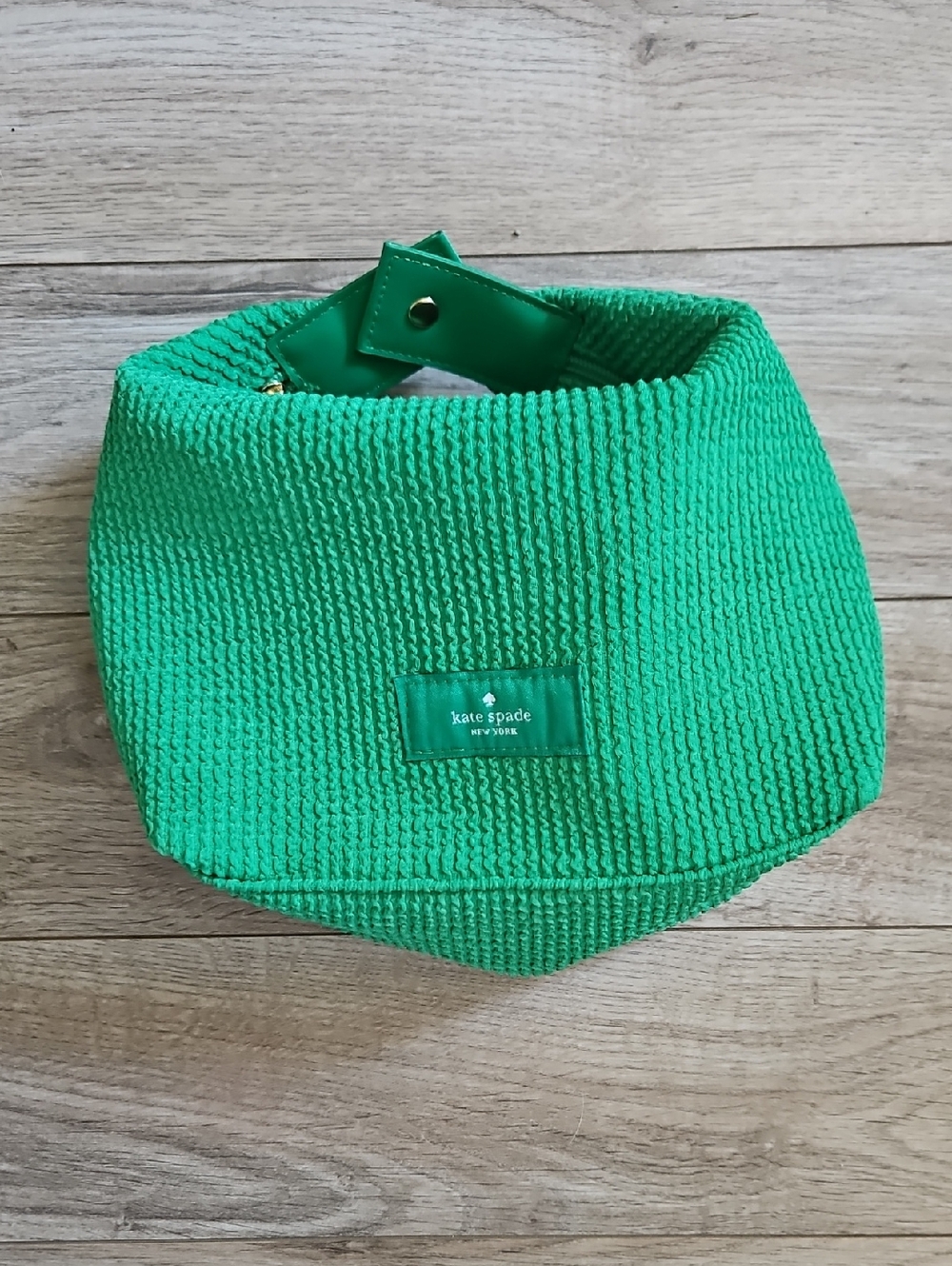 Kate Spade Bright Green Knit Mini Bag